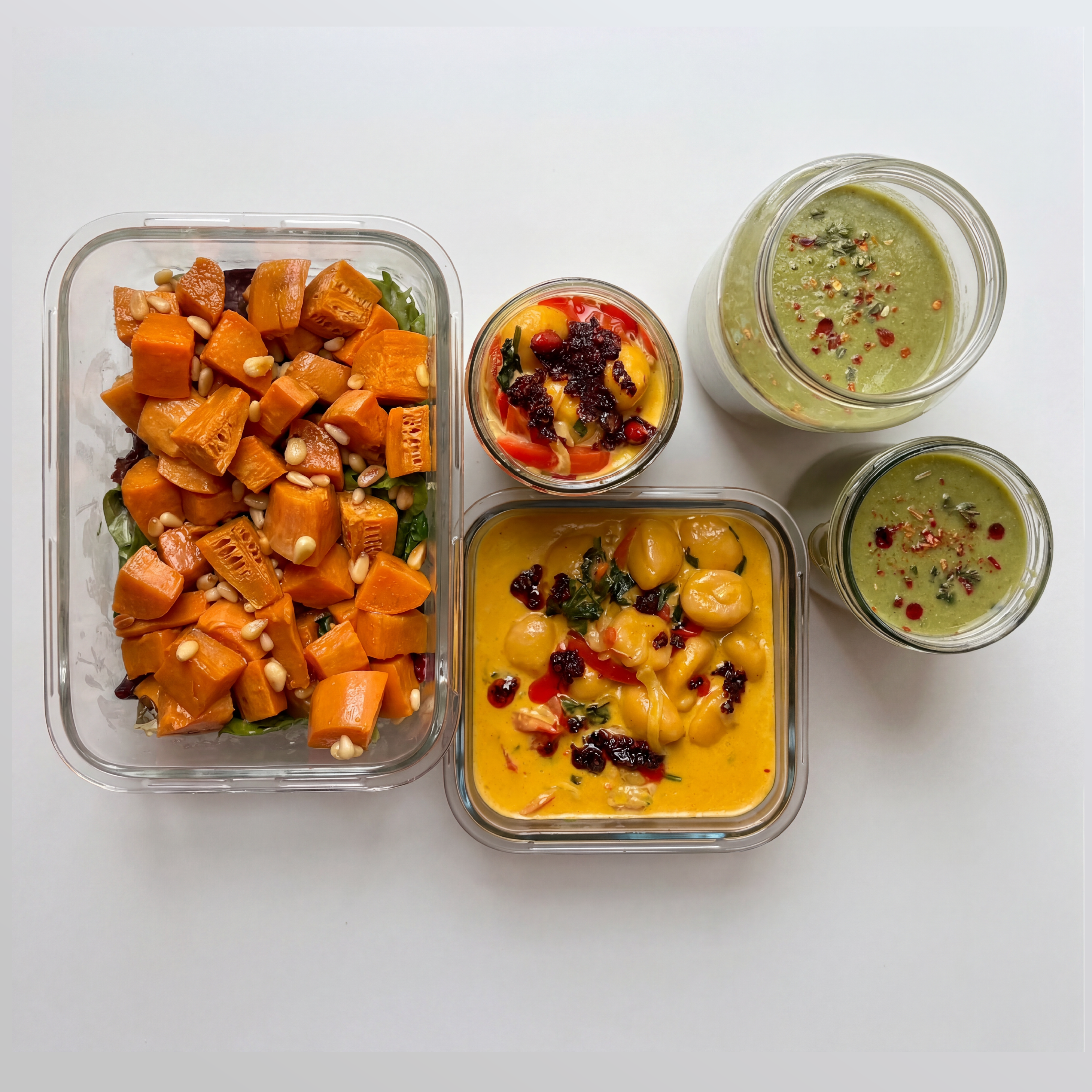 Hausgemachtes Curry mit Süßkartoffeln